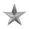 3ft. Silver Steel Country Rustic Star Indoor/Outdoor Wall Decoration